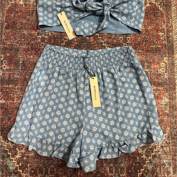 Ruffle Hem Shorts - Picture 4 of 4